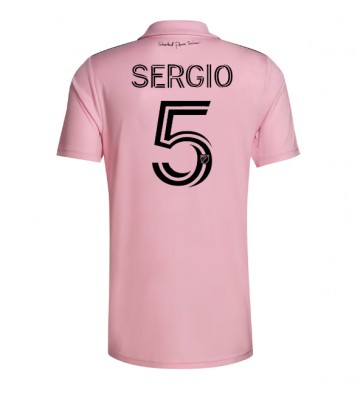 Inter Miami Sergio Busquets #5 Primera Equipación 2023-24 Manga Corta